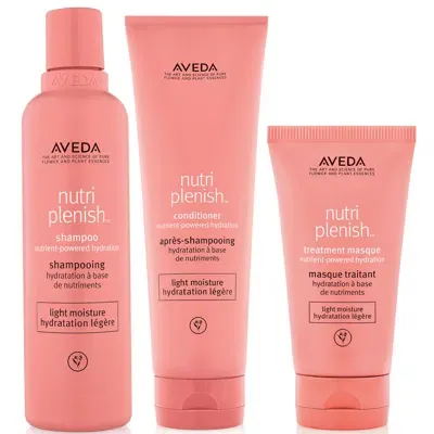 Aveda Nutriplenish Light Moisture Trio Bundle In White