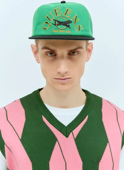 Awake Ny 5 Boro Snapback Cap In Green