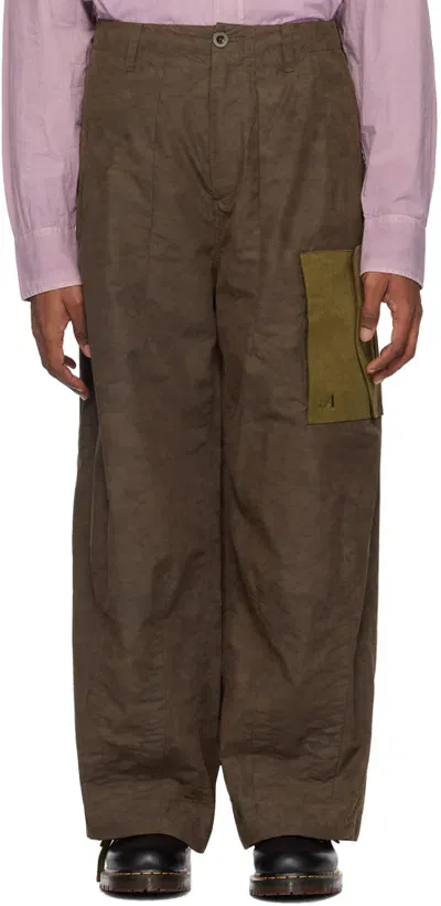 Awake Ny Brown Ten C Edition Cargo Pants In 659