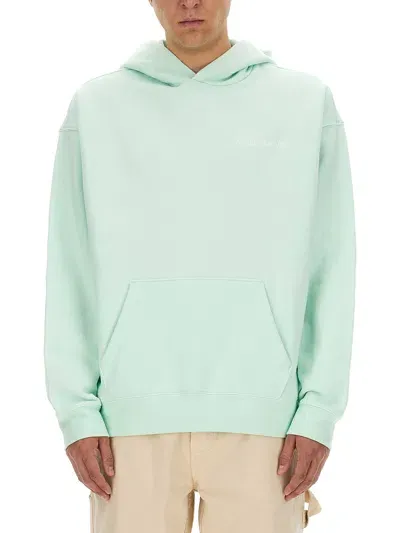 Awake Ny Serif Sweatshirt In Green