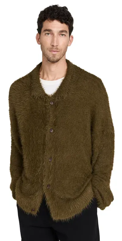 Awet Make Button Sweater Khaki