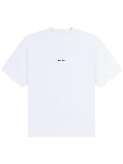 Axel Arigato Delulu Distressed T-shirt In White