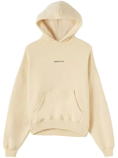 Axel Arigato Monogram Hoodie In Yellow