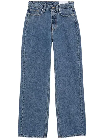 Axel Arigato Sly Mid-rise Jeans In Blue