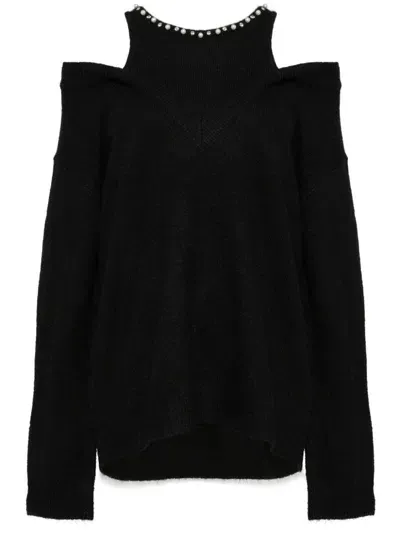 B+ab Layered Sweater In Black