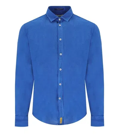 B-d Baggies Brad Blue Linen Shirt