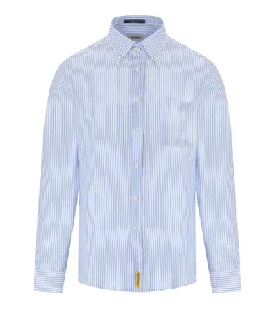 B-d Baggies Bradford Light Blue Striped Shirt