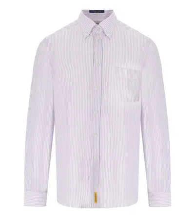 B-d Baggies Bradford Lilac Striped Shirt