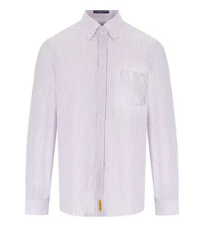 B-d Baggies Bradford Lilac Striped Shirt