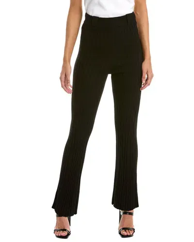 Ba&sh Harry Wool Pleated Wide Leg Pants In Black