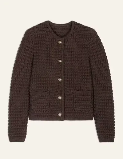 Ba&sh Gaspard Cardigan In Brown