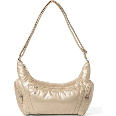 Baggallini Banana Sling Crossbody Shoulder Bag In Gold