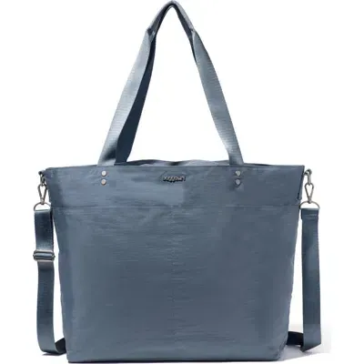 Baggallini Large Carryall  Crossbody Tote Bag In Blue