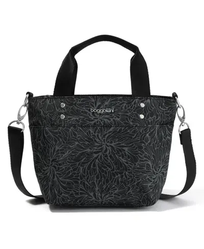 Baggallini Mini Carryall Tote In Indigo Petal