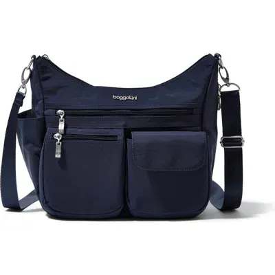 Baggallini Modern Everywhere Hobo Bag In French Navy