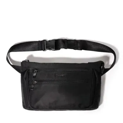 Baggallini Pocket Belt Bag Waist Pack And Crossbody In Black