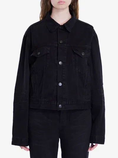 Balenciaga Denim Jacket In Schwarz