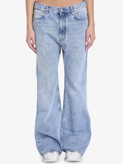 Balenciaga Flared Jeans In Blue