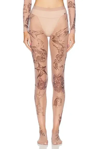 Balenciaga Tattoo Tight In Light Beige