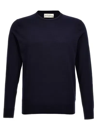 Ballantyne Regular Neck Pullover In Blue