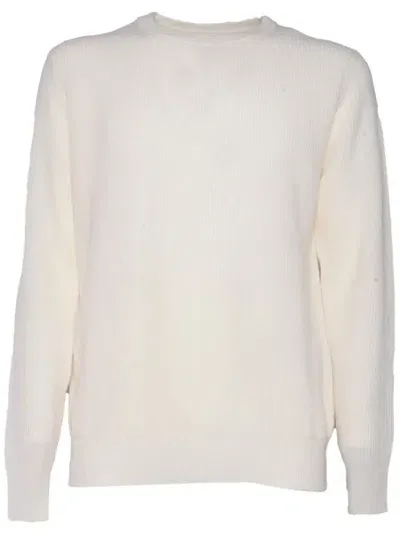 Ballantyne R Neck Pullover Clothing In White