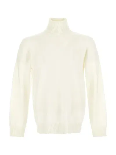 Ballantyne Turtleneck Pullover In White