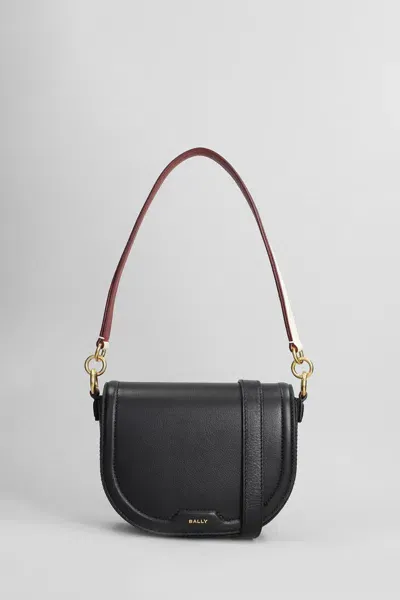 Bally Code Flap Shoulder Bag In Black