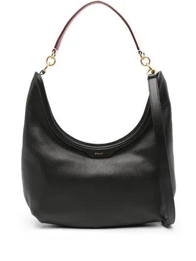 Bally Code Shoulder Bag In Black