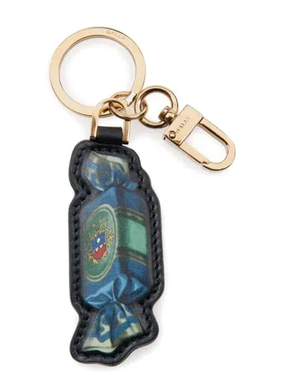 Bally Unda Keyring In Blue