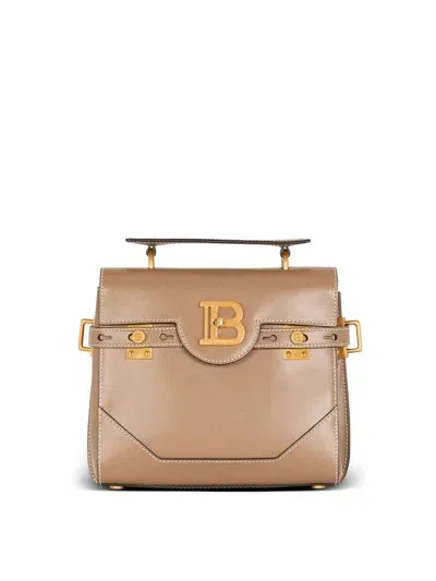 Balmain B-buzz 23 Bag In Brown