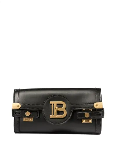 Balmain B-buzz Clutches In Brown