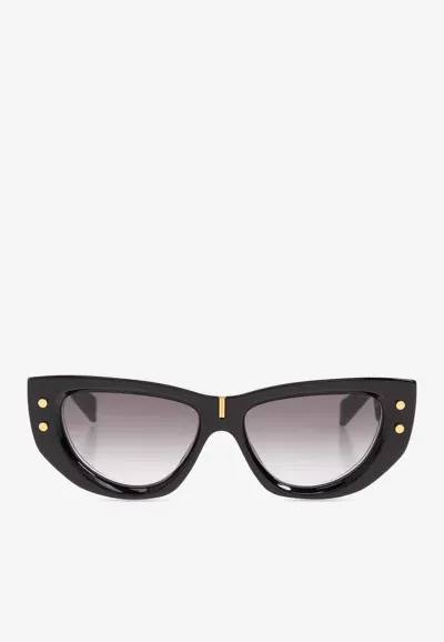 Balmain B-muse Cat-eye Sunglasses In Gray