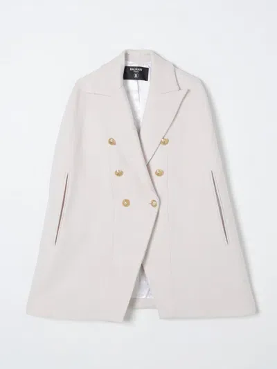 Balmain Cape  Kids Color White