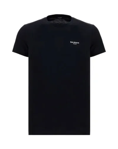 Balmain Cotton T-shirt In Black