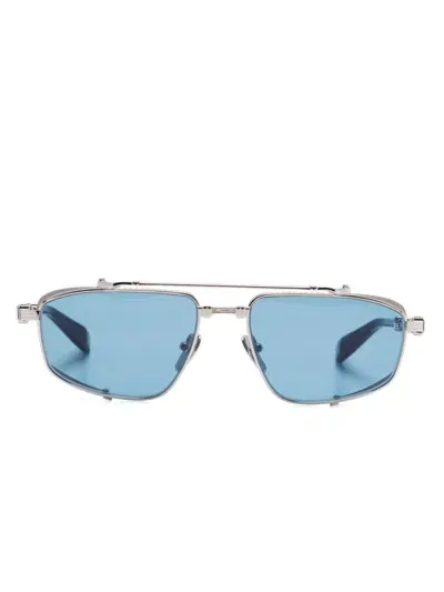 Balmain Eyewear Brigade V Sunglasses In Blue