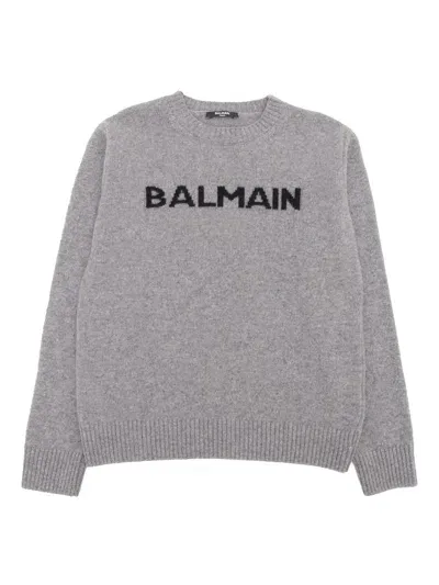 Balmain Jumper In Gray