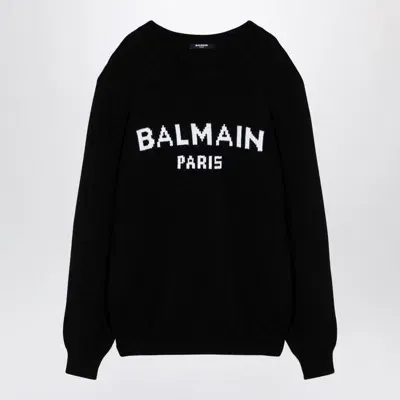 Balmain Sweaters In Black