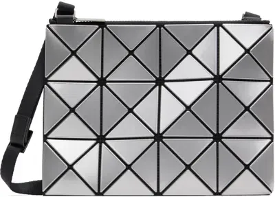 Bao Bao Issey Miyake Silver Lucent Crossbody Bag In Gray