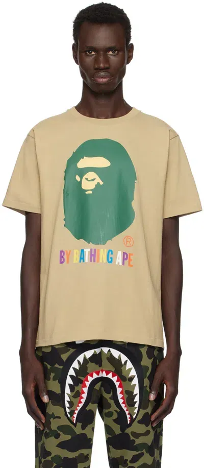 Bape Beige Colors 'by Bathing Ape' T-shirt