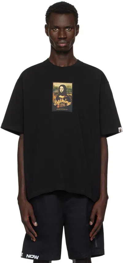 Bape Black Art Print Relaxed Fit T-shirt