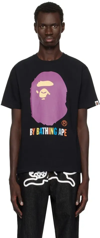 Bape Black Colors 'by Bathing Ape' T-shirt