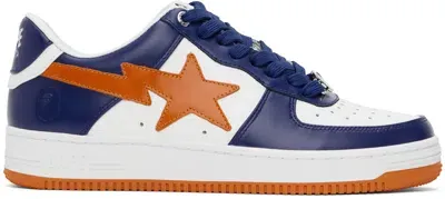 Bape Blue & Orange Sta #3 Sneakers