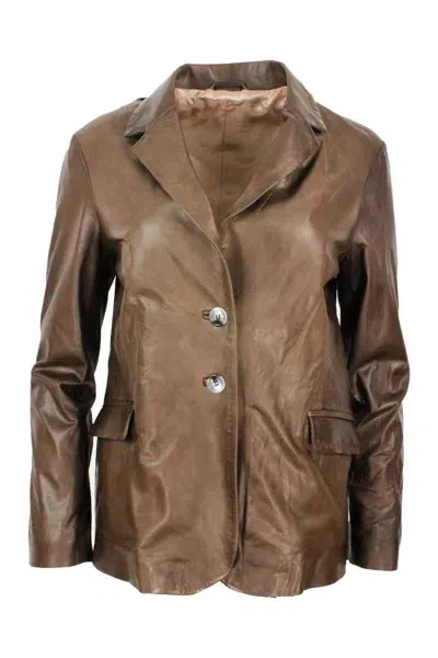 Barba Jackets In Brown