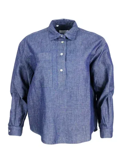 Barba Napoli Shirt In Denim