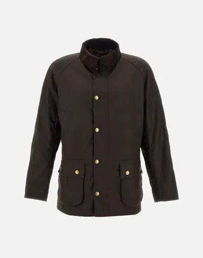 Barbour Ashby Wax Jacket In Green