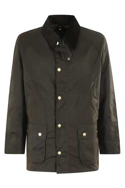 Barbour Ashby Wax Jacket In Green