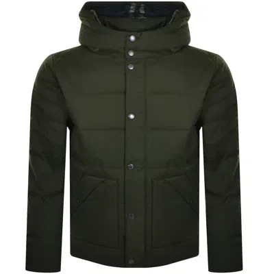 Barbour Brampton Puffer Jacket Green