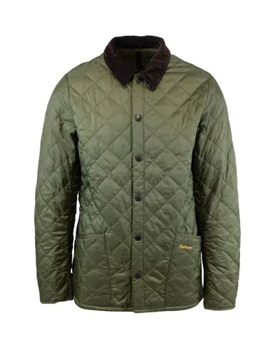 Barbour Liddesdale Quilted Nylon Jacket In Green