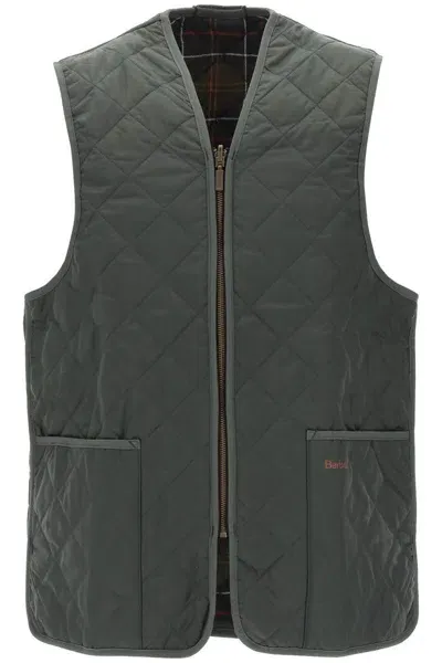 Barbour Quilted Vest In Green