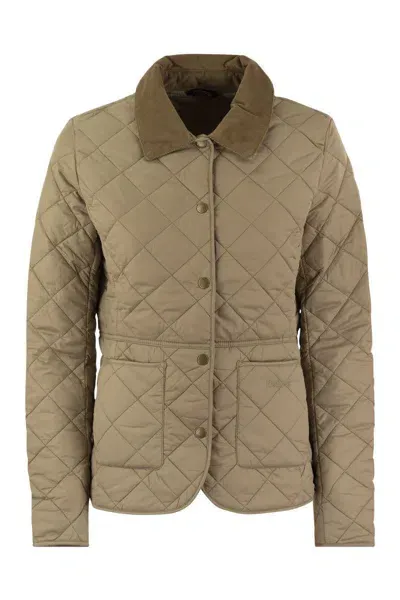 Barbour Deveron - Quilted Jacket In Beige